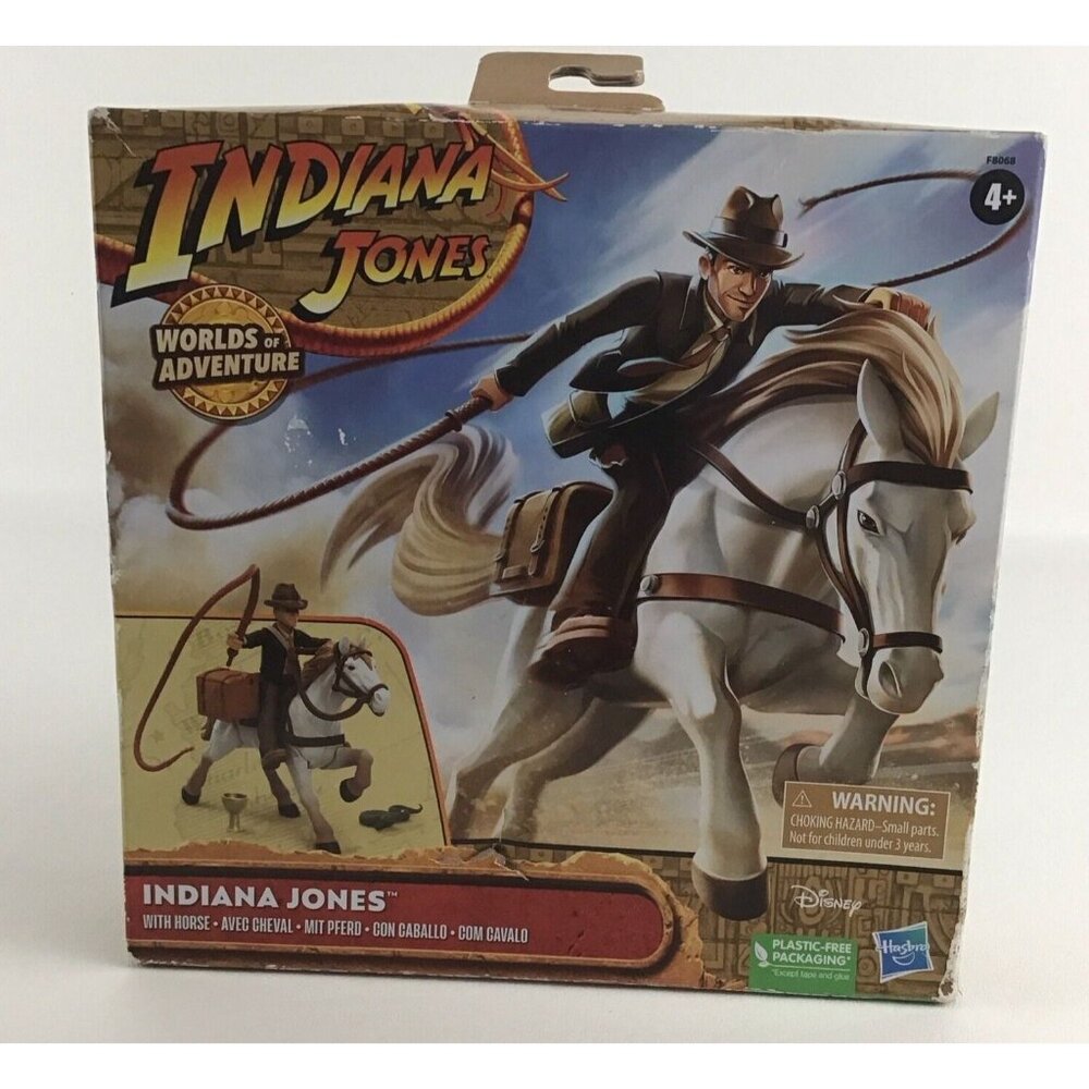 Indiana Jones Worlds of Adventure Indiana Jones 2.5" Figure Whip and Horse 2023 - Picture 1 of 6